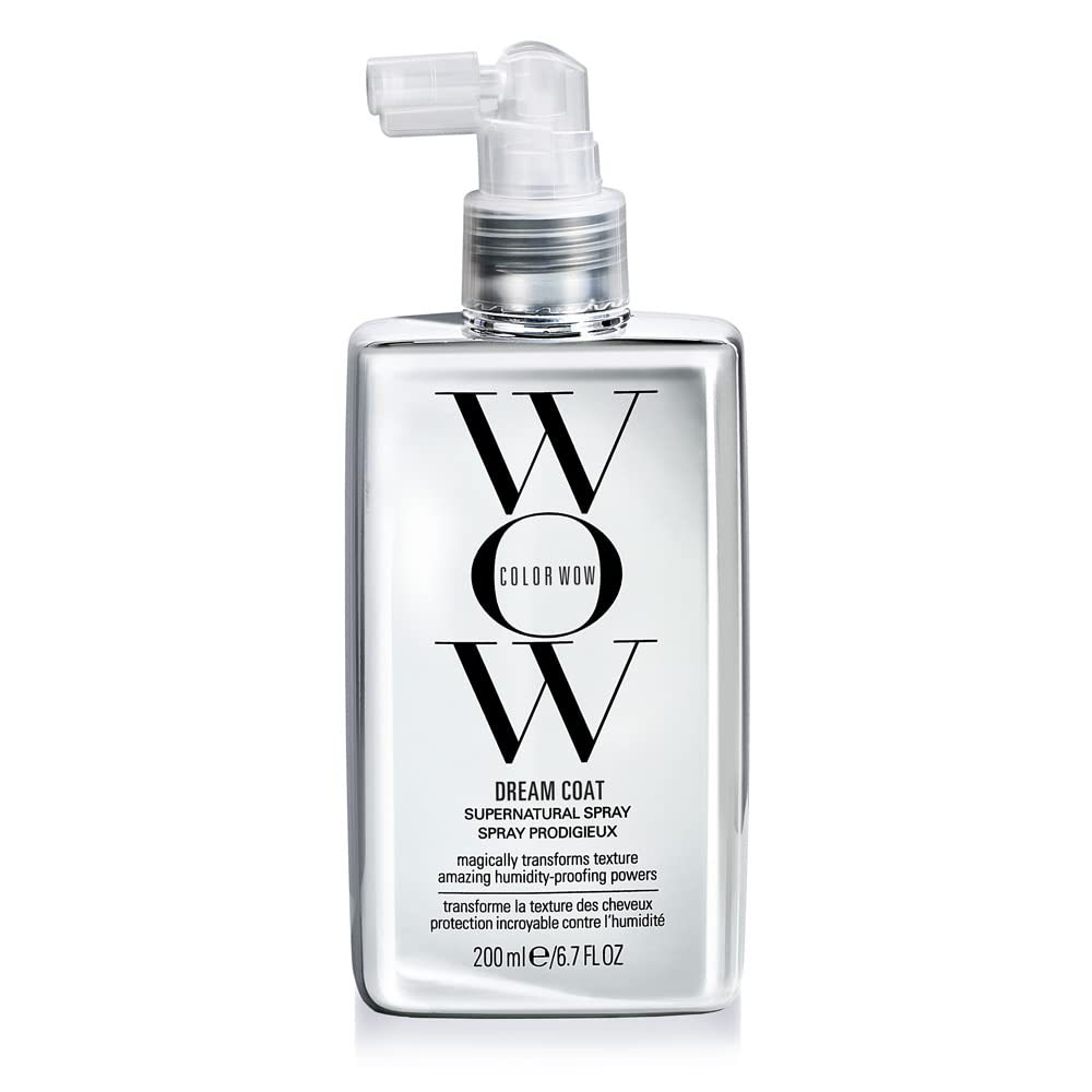 Color Wow Dream Coat is a supernatural spray that transforms hair texture with humidity-proofing powers. The bottle contains 200 ml (6.7 fl oz) of product.