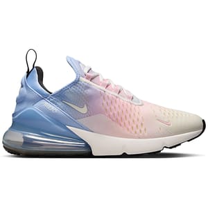 Nike Air Max 270 in a pastel gradient color scheme with visible Air unit in the heel.