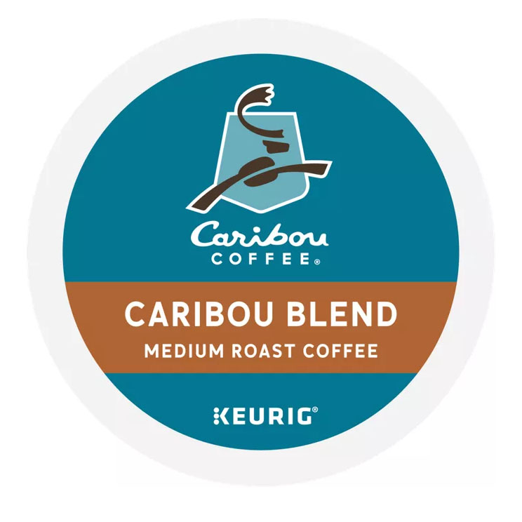 Caribou Coffee, Caribou Blend, Medium Roast Coffee for Keurig.