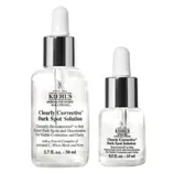Kiehl's Clearly Corrective Dark Spot Solution, available in 1.7 fl. oz. (50 ml) and 0.5 fl. oz. (15 ml) sizes, aims to reduce dark spots and discolorations for clearer skin.