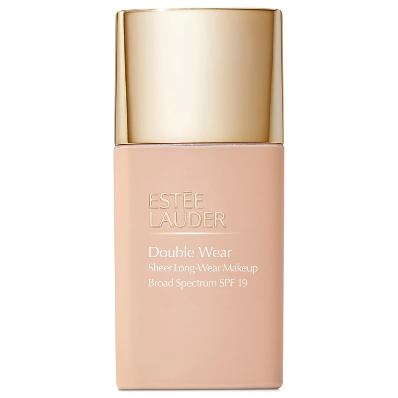 Estee Lauder Double Wear Sheer Long-Wear Makeup is a foundation with broad spectrum SPF 19, offering lightweight, long-lasting coverage.