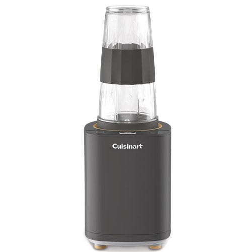 Cuisinart automatic cold brew coffee maker with a tall, transparent brewing chamber atop a dark base.