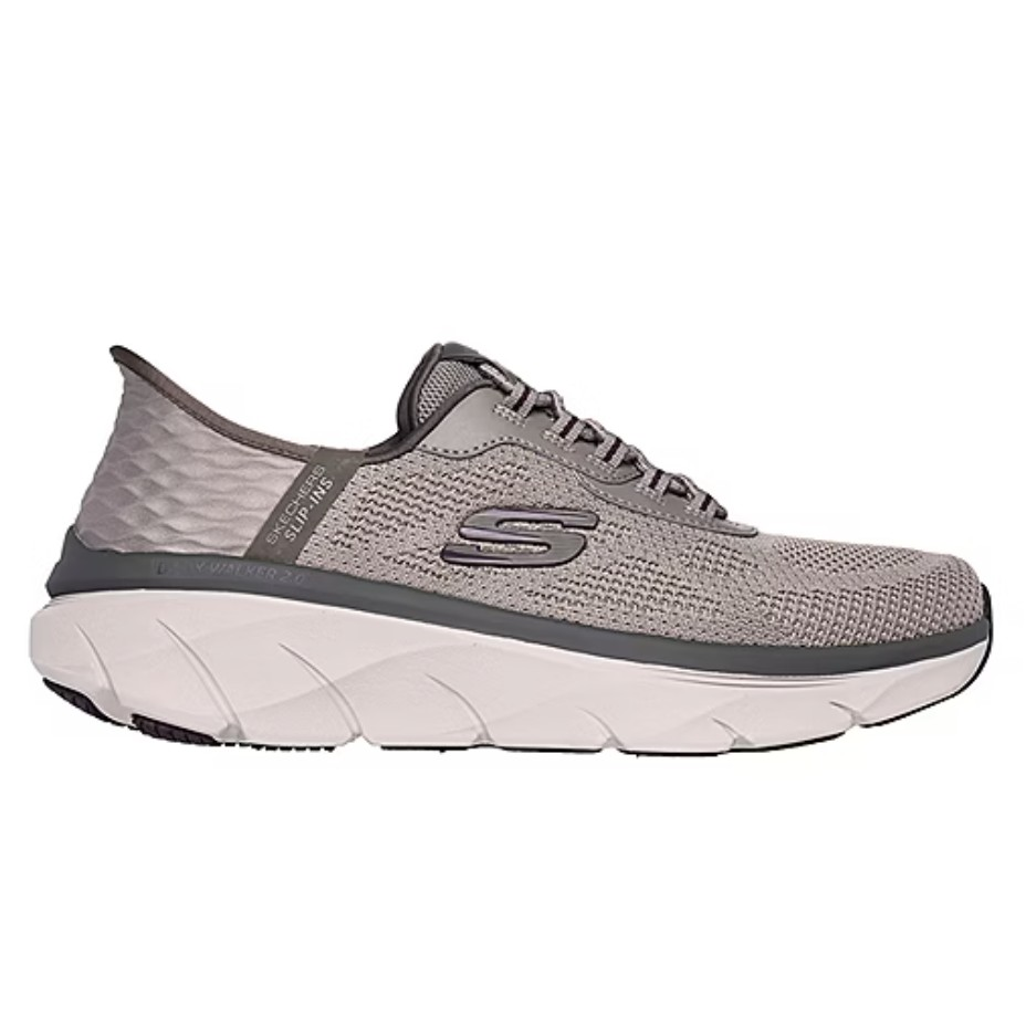 Skechers Slip-ins sneaker with a mesh upper, cushioned sole, and lace-up design.