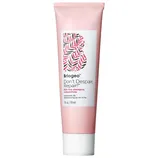 Briogeo Don't Despair, Repair! rich rice shampoo concentrate, 3 fl. oz. (90 ml), in a pink tube featuring a decorative leaf pattern.