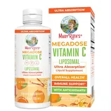 MaryRuth's Megadose Vitamin C Liposomal liquid supplement in Citrus Vanilla flavor supports overall health and immune function, featuring ultra absorption with antioxidants.