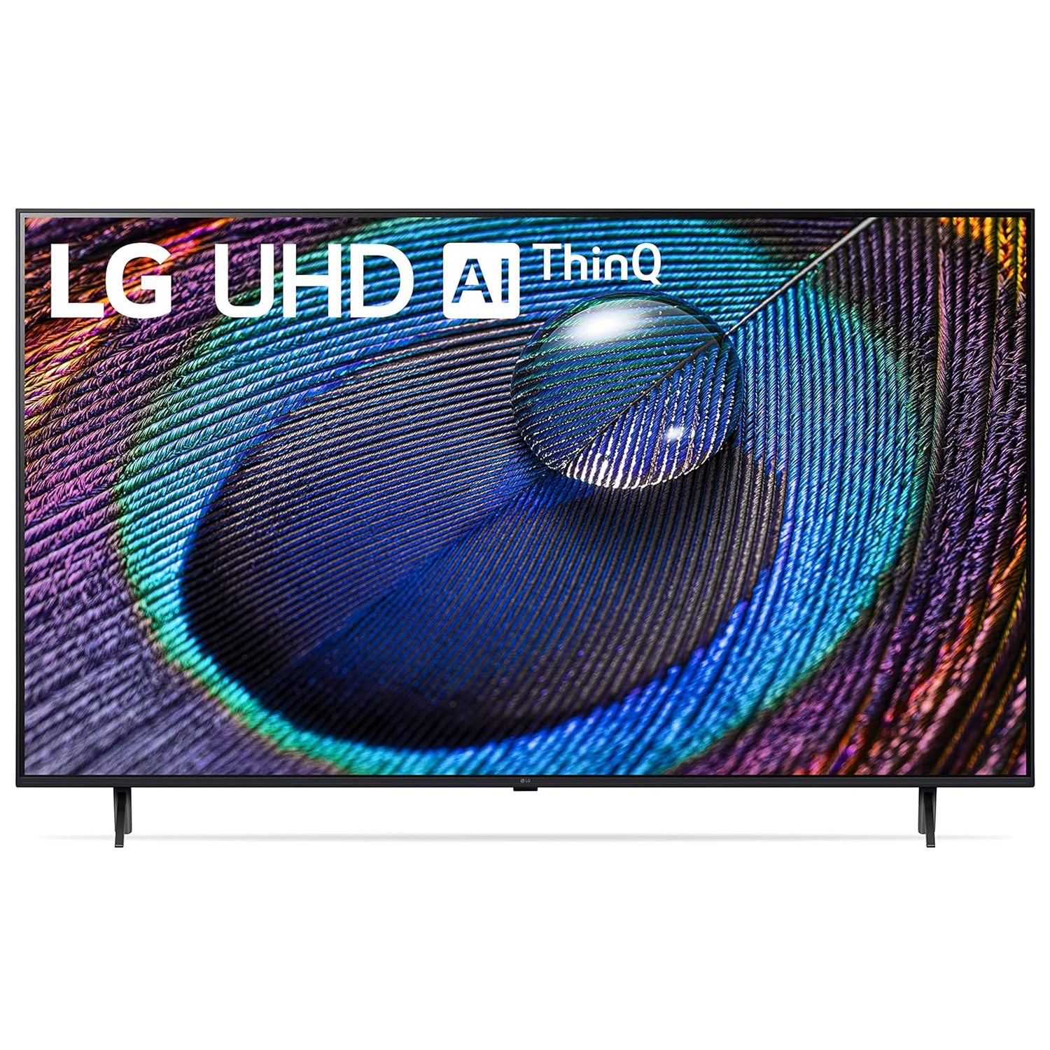 LG 75\“ UR9000 Series Alexa 4K Smart TV features UHD resolution, AI ThinQ technology, and Alexa voice control integration, offering a colorful display with a sleek design.