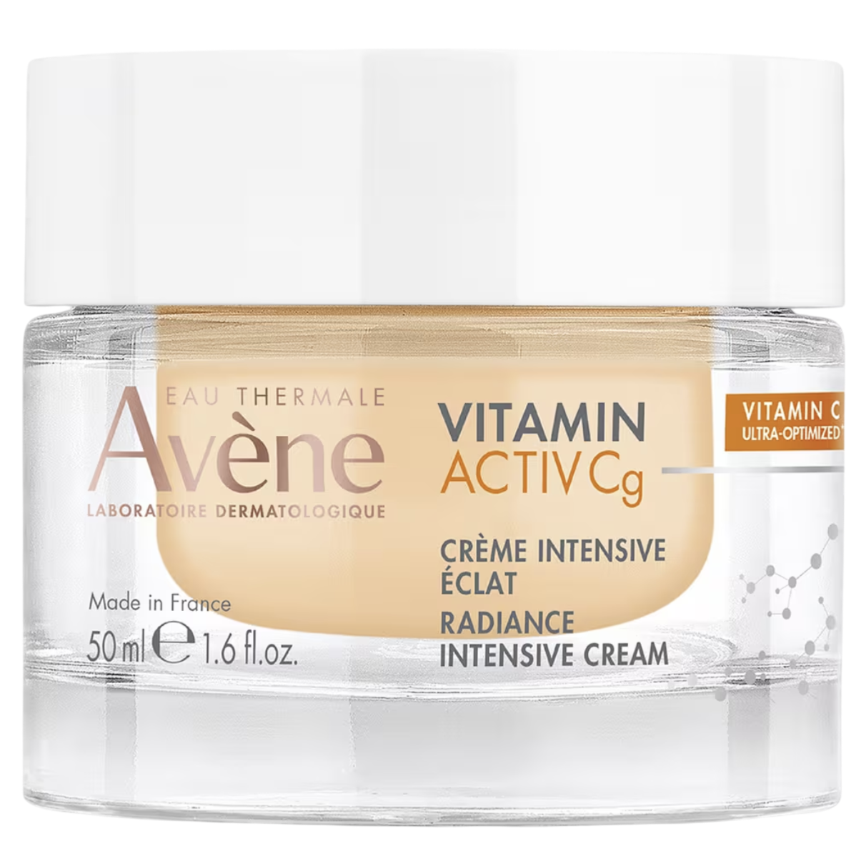Avène Vitamin Activ Cg Radiance Intensive Cream, 50 ml, made in France, with ultra-optimized Vitamin C.