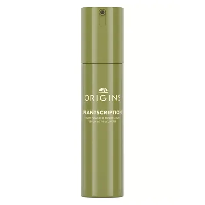 Origins Plantscription Multi-Powered Youth Serum in a green bottle.