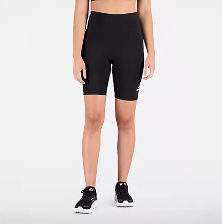 women wearing biker shorts and shoes