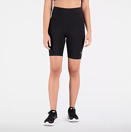 women wearing biker shorts and shoes