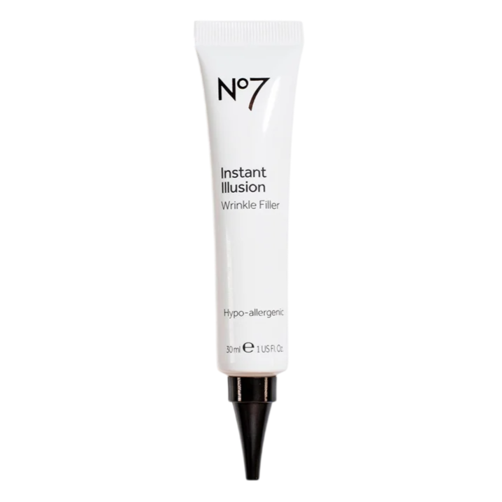 No7 Instant Illusion Wrinkle Filler, hypo-allergenic, 30 ml (1 US fl oz).