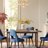 Large Empty wall with modern living room interior furniture decor