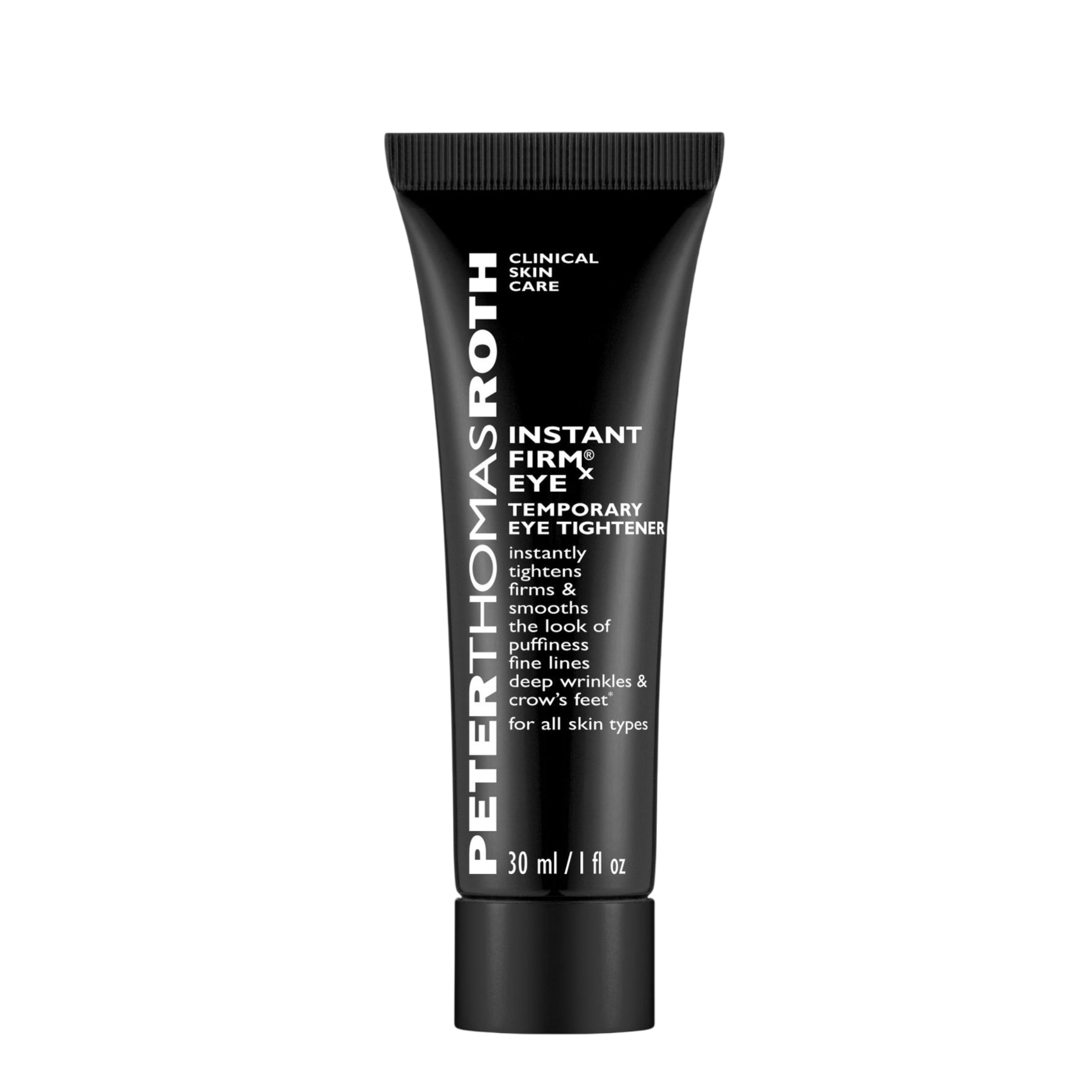 Peter Thomas Roth Instant FirmX Temporary Eye Tightener, 30 ml (1 fl oz), designed to tighten, firm, and smooth the look of puffiness, fine lines, deep wrinkles, and crow's feet for all skin types.