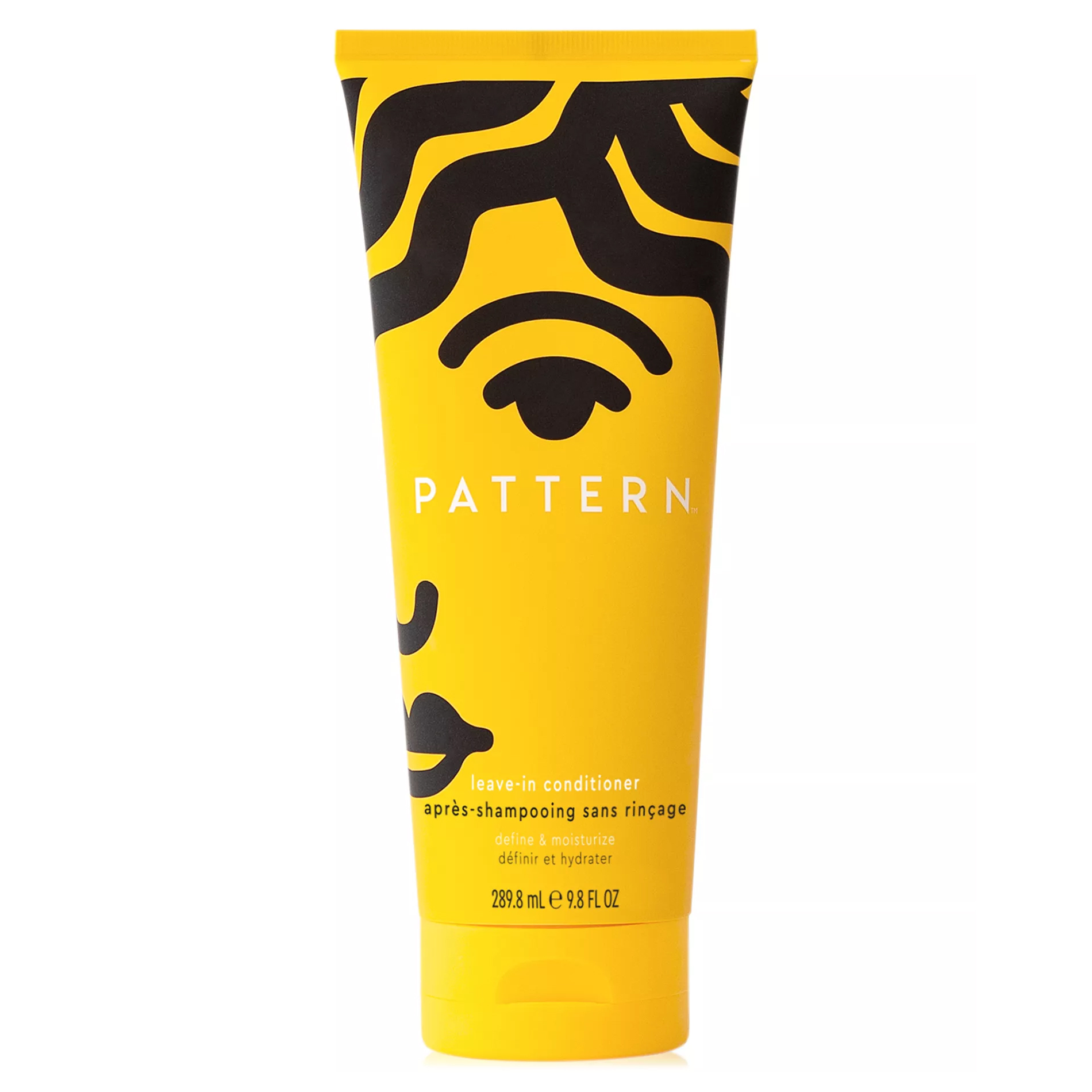 Pattern Leave-In Conditioner, 289.8 ml (9.8 fl oz), designed to define and moisturize hair.