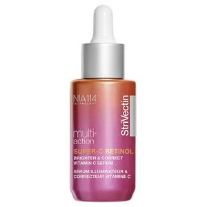 StriVectin multi-action Super-C Retinol serum with NIA-114 technology; designed to brighten and correct skin with vitamin C.