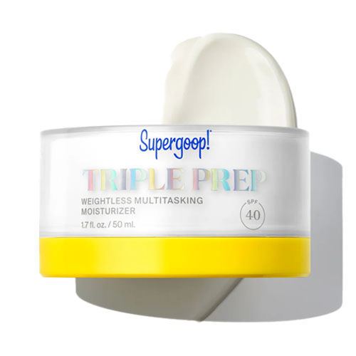 Supergoop! Triple Prep Weightless Multitasking Moisturizer with SPF 40, 1.7 fl. oz.