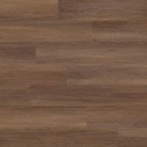 Dark-stained laminate flooring with a smooth wood grain texture, featuring a mix of brown tones for a natural look.