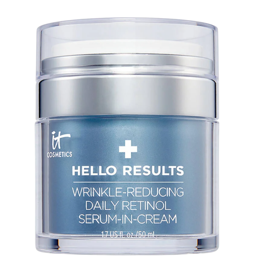 IT Cosmetics Hello Results Wrinkle-Reducing Daily Retinol Serum-in-Cream, 1.7 fl oz.
