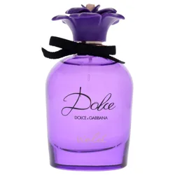 Dolce & Gabbana Violet fragrance in a purple bottle with a floral cap and black bow.