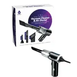 2-in-1 mini wireless vacuum cleaner and air duster with Type-C charging, featuring compact design and dual functionality for easy cleaning.