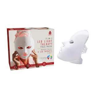 7-in-1 LED light therapy face mask by Pursonic for anti-aging, skin rejuvenation, and acne care. Includes a 7-color LED light system.
