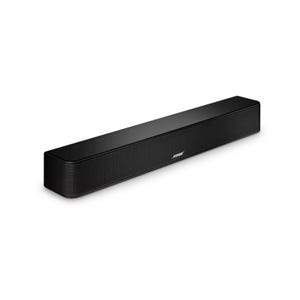 Refurbished Bose Solo Soundbar 2, black rectangular soundbar with the Bose logo on the front, designed to enhance TV audio.