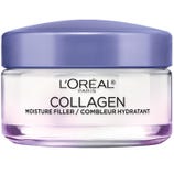 L'Oréal Paris Collagen Moisture Filler, a hydrating cream, designed to improve skin moisture and smoothness.