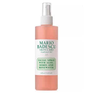 Mario Badescu Facial Spray with Aloe, Herbs, and Rosewater, 8 fl oz (236 ml).