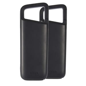2-pack of black, water-resistant power banks with a built-in handle design, featuring LED indicators at the bottom to show battery status.