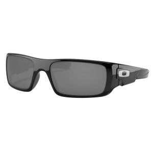 Oakley Crankshaft sunglasses feature a sleek, rectangular design in black with dark lenses and the iconic Oakley \“O\“ logo on the temples. They offer a modern look combined with functionality.