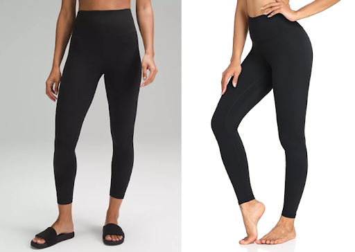 women in black leggings