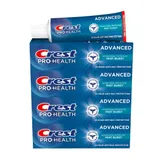 Crest Pro-Health Advanced toothpaste with antibacterial protection and Mint Burst flavor, offering 24-hour anti-bacterial protection.