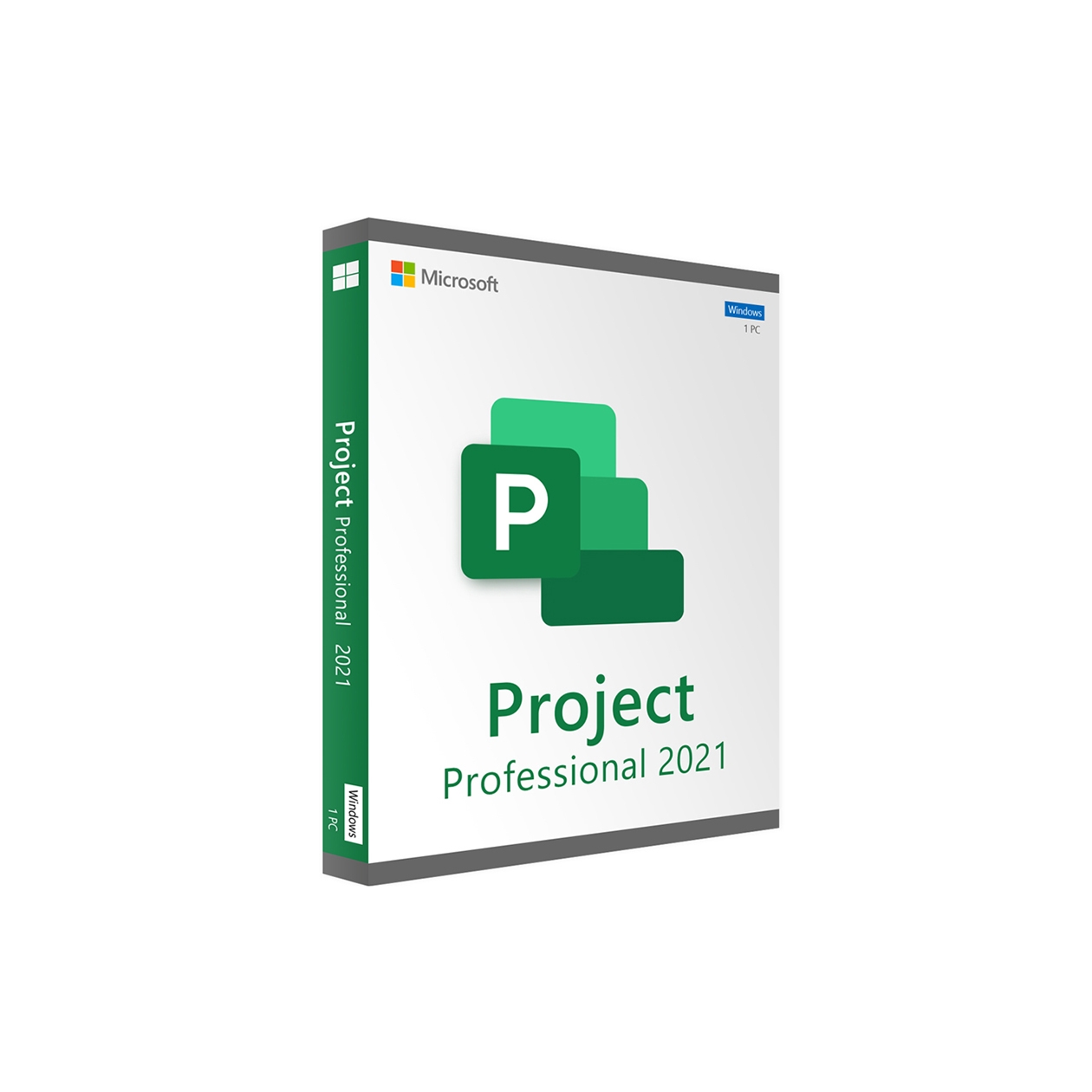 Microsoft Project Professional 2021 for Windows provides project management tools for planning, scheduling, and resource allocation, suitable for one PC with a lifetime license.