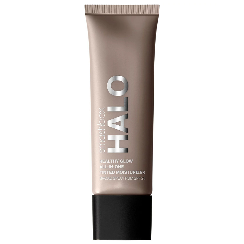 Smashbox HALO Healthy Glow is an all-in-one tinted moisturizer with SPF 25, offering broad-spectrum sun protection and a natural-looking glow.