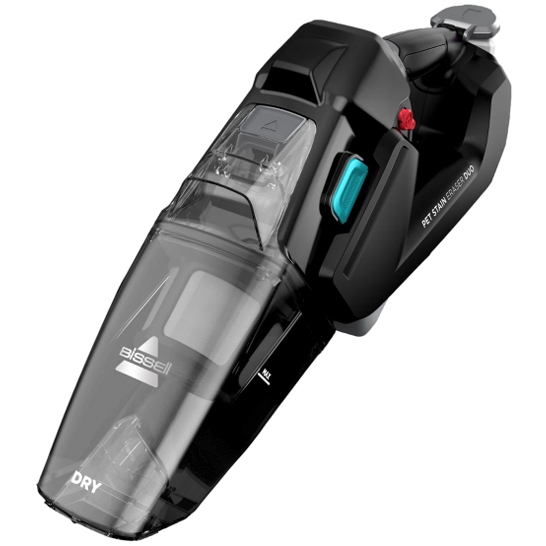 Bissell Pet Stain Eraser Pro, a handheld vacuum for removing pet stains.
