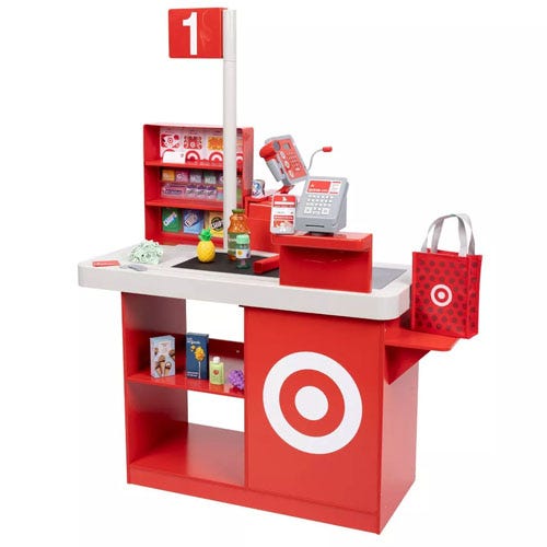 a toy target checklane playset