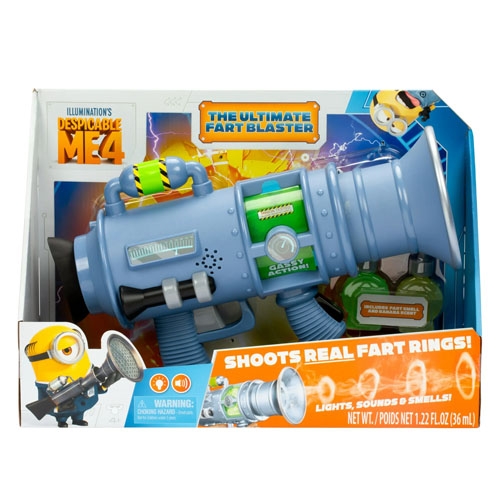 a Despicable Me fart blaster toy
