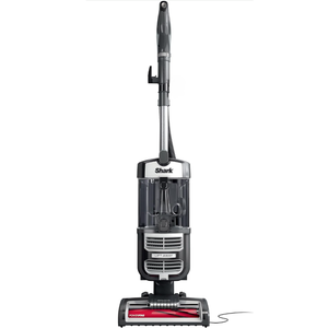 Shark upright vacuum cleaner with Lift-Away technology and PowerFins, featuring a corded design for effective home cleaning.
