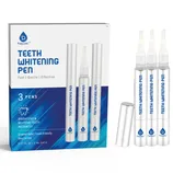 Teeth Whitening Pen by Pursonic, featuring a pack of three pens that are fast, gentle, and effective. Designed to brighten and whiten teeth instantly; enamel-safe, travel-friendly, and easy to use with 0.07 fl oz (2 ml) per pen.