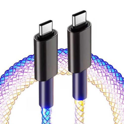 two black charging cables