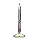 Bissell SpinWave mop, featuring dual rotating mop pads for cleaning hard floors, with a sleek design and ergonomic handle.