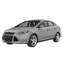 A silver compact sedan with a modern design, featuring a sleek body, aerodynamic lines, and alloy wheels.