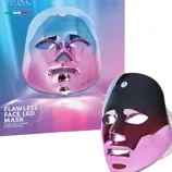 Secret Collagen Flawless Face LED Mask, featuring a cordless and touch screen device, designed for skincare enhancement. Made in Italy.