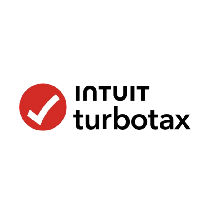Intuit TurboTax logo featuring a red check mark inside a circle.
