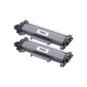 2-pack Brother TN830 toner cartridges compatible with select Brother laser printers, designed to provide high-quality black prints.