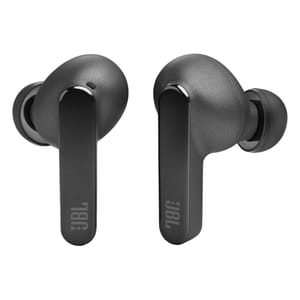 JBL Live Pro 2 Earbuds are sleek, wireless earbuds with a stick design, featuring the JBL logo. They offer a matte finish and in-ear fit, often known for active noise cancellation and immersive sound quality.