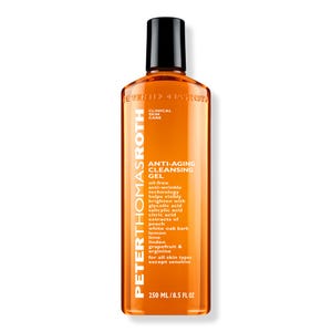 Anti-Aging Cleansing Gel by Peter Thomas Roth, oil-free with glycolic and salicylic acids, for all skin types except sensitive, 250 ml/8.5 fl oz.