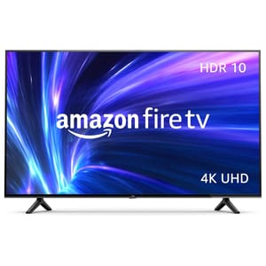 Amazon Fire Smart TV with 4K UHD resolution features HDR10 for enhanced picture quality.