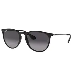 Black sunglasses with a sleek, modern design featuring dark gradient lenses and thin temples.