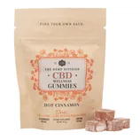 The Hemp Division CBD Wellness Gummies, hot cinnamon flavor, 25mg CBG+CBD+CBN per gummy, 20 gummies per 94.5g bag, total 500mg.